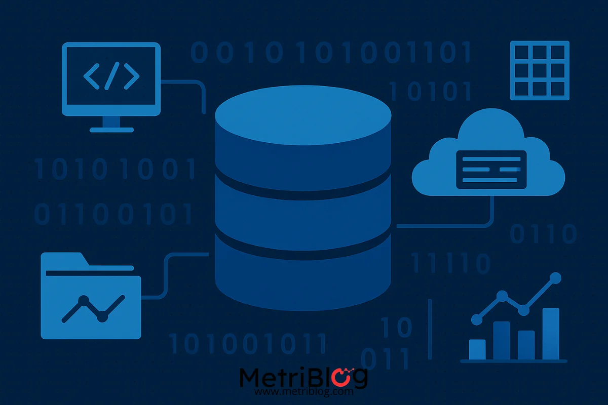 Qué es base de datos, Metriblog